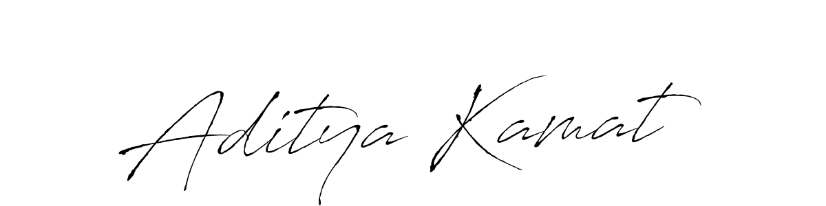 The best way (Antro_Vectra) to make a short signature is to pick only two or three words in your name. The name Aditya Kamat include a total of six letters. For converting this name. Aditya Kamat signature style 6 images and pictures png