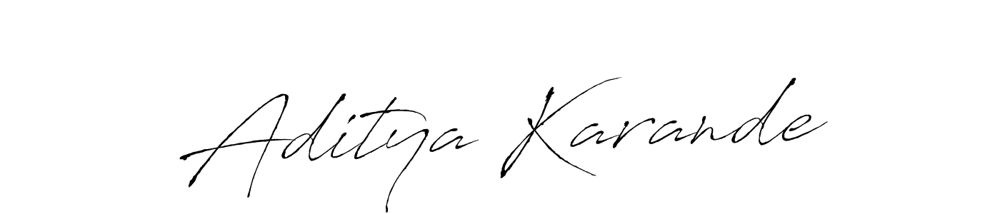 You can use this online signature creator to create a handwritten signature for the name Aditya Karande. This is the best online autograph maker. Aditya Karande signature style 6 images and pictures png
