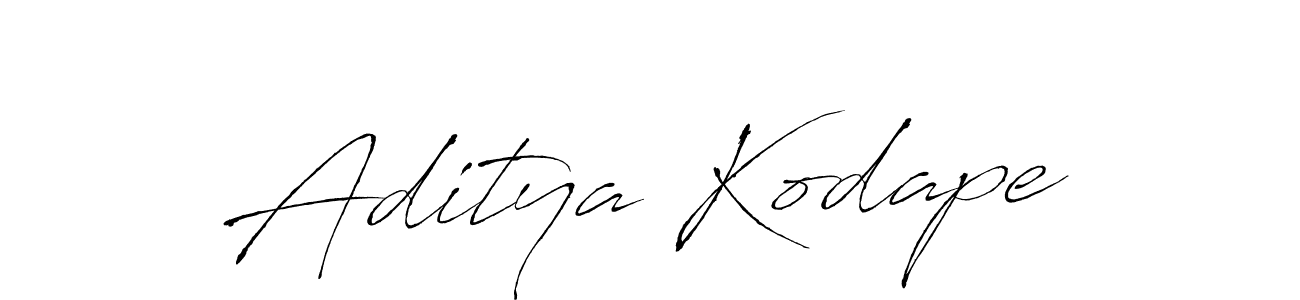 Aditya Kodape stylish signature style. Best Handwritten Sign (Antro_Vectra) for my name. Handwritten Signature Collection Ideas for my name Aditya Kodape. Aditya Kodape signature style 6 images and pictures png