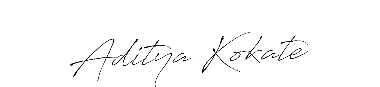 Use a signature maker to create a handwritten signature online. With this signature software, you can design (Antro_Vectra) your own signature for name Aditya Kokate. Aditya Kokate signature style 6 images and pictures png