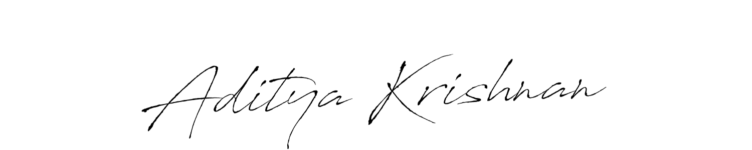 Also we have Aditya Krishnan name is the best signature style. Create professional handwritten signature collection using Antro_Vectra autograph style. Aditya Krishnan signature style 6 images and pictures png