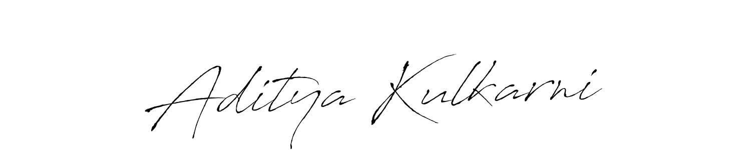 Make a beautiful signature design for name Aditya Kulkarni. With this signature (Antro_Vectra) style, you can create a handwritten signature for free. Aditya Kulkarni signature style 6 images and pictures png