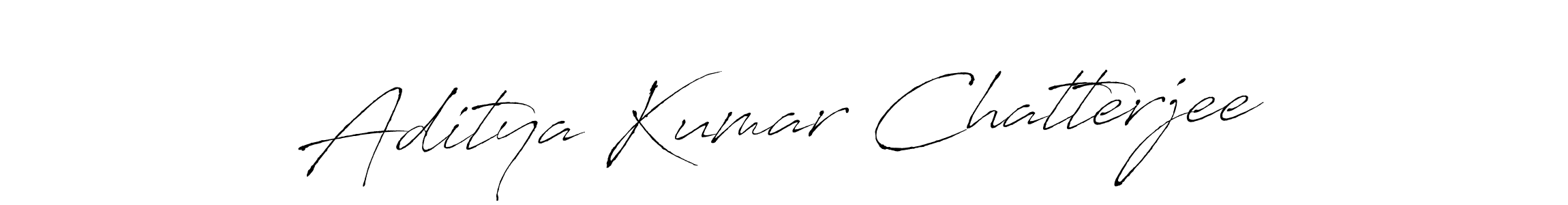 You should practise on your own different ways (Antro_Vectra) to write your name (Aditya Kumar Chatterjee) in signature. don't let someone else do it for you. Aditya Kumar Chatterjee signature style 6 images and pictures png