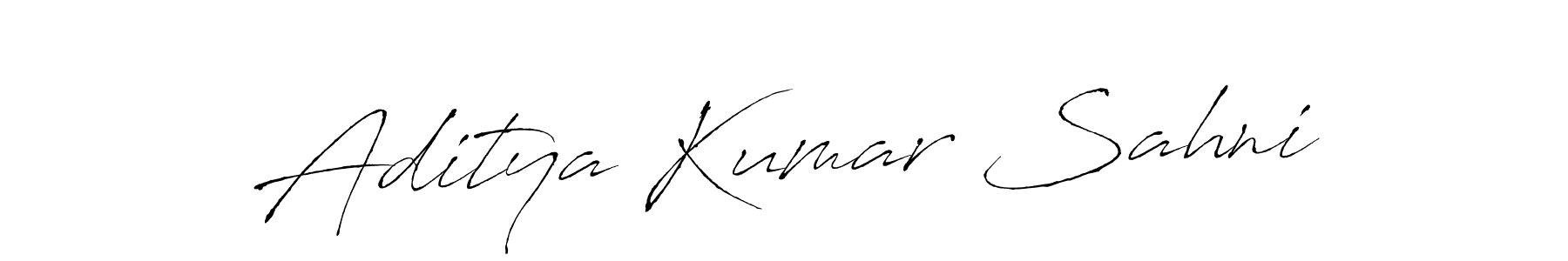 Antro_Vectra is a professional signature style that is perfect for those who want to add a touch of class to their signature. It is also a great choice for those who want to make their signature more unique. Get Aditya Kumar Sahni name to fancy signature for free. Aditya Kumar Sahni signature style 6 images and pictures png