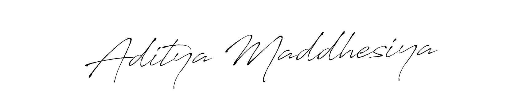 Make a short Aditya Maddhesiya signature style. Manage your documents anywhere anytime using Antro_Vectra. Create and add eSignatures, submit forms, share and send files easily. Aditya Maddhesiya signature style 6 images and pictures png