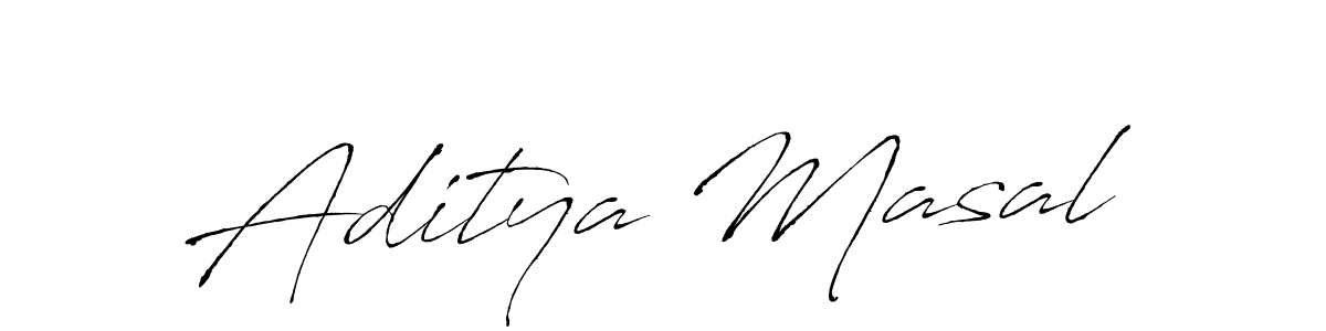 How to make Aditya Masal signature? Antro_Vectra is a professional autograph style. Create handwritten signature for Aditya Masal name. Aditya Masal signature style 6 images and pictures png