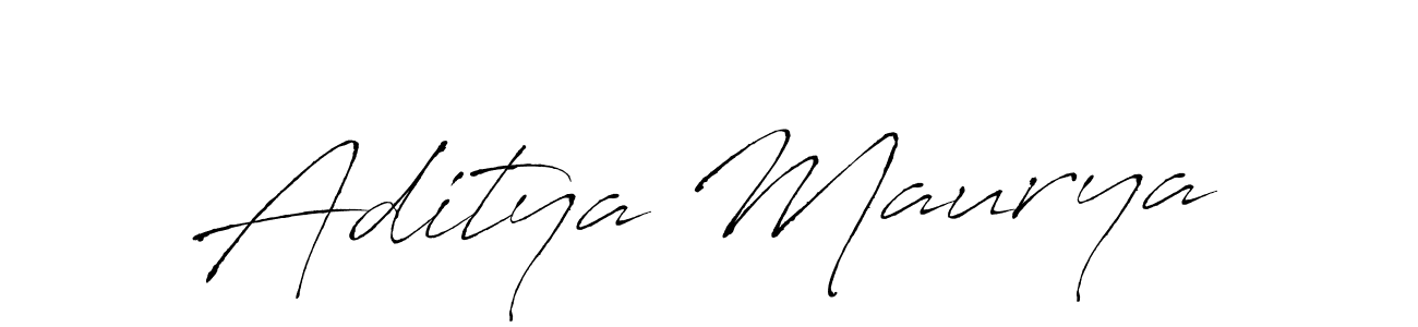 Create a beautiful signature design for name Aditya Maurya. With this signature (Antro_Vectra) fonts, you can make a handwritten signature for free. Aditya Maurya signature style 6 images and pictures png