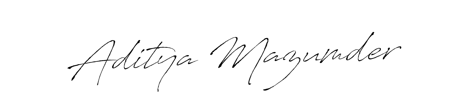 Create a beautiful signature design for name Aditya Mazumder. With this signature (Antro_Vectra) fonts, you can make a handwritten signature for free. Aditya Mazumder signature style 6 images and pictures png