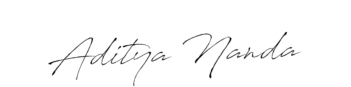 Create a beautiful signature design for name Aditya Nanda. With this signature (Antro_Vectra) fonts, you can make a handwritten signature for free. Aditya Nanda signature style 6 images and pictures png