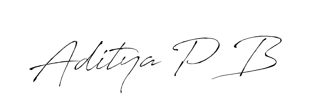 Also we have Aditya P B name is the best signature style. Create professional handwritten signature collection using Antro_Vectra autograph style. Aditya P B signature style 6 images and pictures png