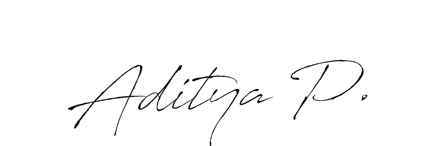 Once you've used our free online signature maker to create your best signature Antro_Vectra style, it's time to enjoy all of the benefits that Aditya P. name signing documents. Aditya P. signature style 6 images and pictures png