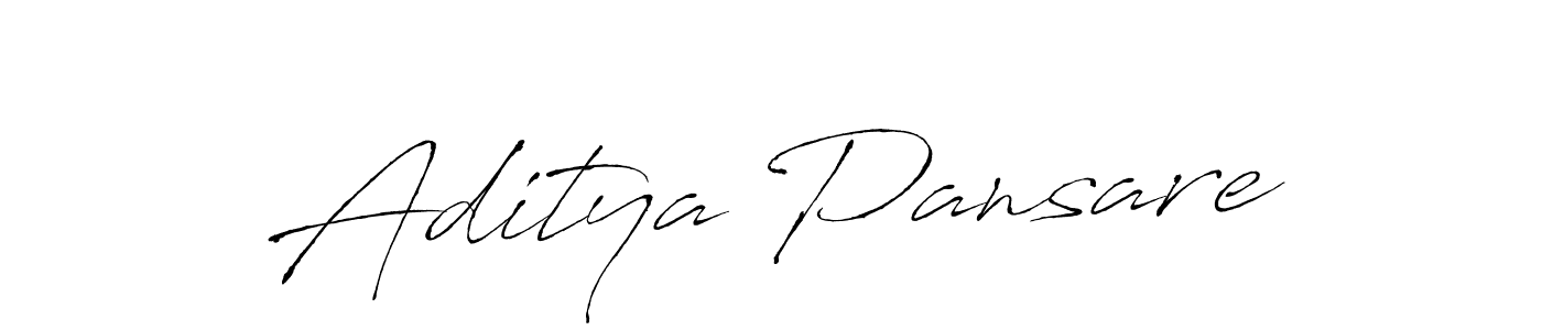 Make a beautiful signature design for name Aditya Pansare. With this signature (Antro_Vectra) style, you can create a handwritten signature for free. Aditya Pansare signature style 6 images and pictures png