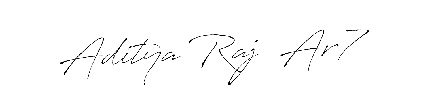 Make a beautiful signature design for name Aditya Raj  Ar7. Use this online signature maker to create a handwritten signature for free. Aditya Raj  Ar7 signature style 6 images and pictures png