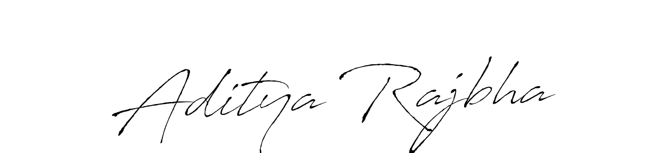 How to make Aditya Rajbha name signature. Use Antro_Vectra style for creating short signs online. This is the latest handwritten sign. Aditya Rajbha signature style 6 images and pictures png