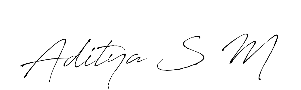 Best and Professional Signature Style for Aditya S M. Antro_Vectra Best Signature Style Collection. Aditya S M signature style 6 images and pictures png