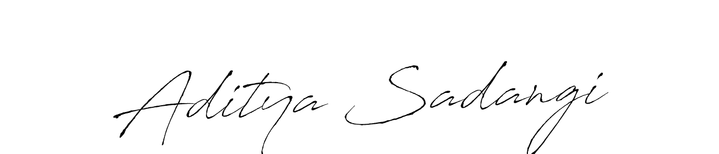 How to make Aditya Sadangi signature? Antro_Vectra is a professional autograph style. Create handwritten signature for Aditya Sadangi name. Aditya Sadangi signature style 6 images and pictures png