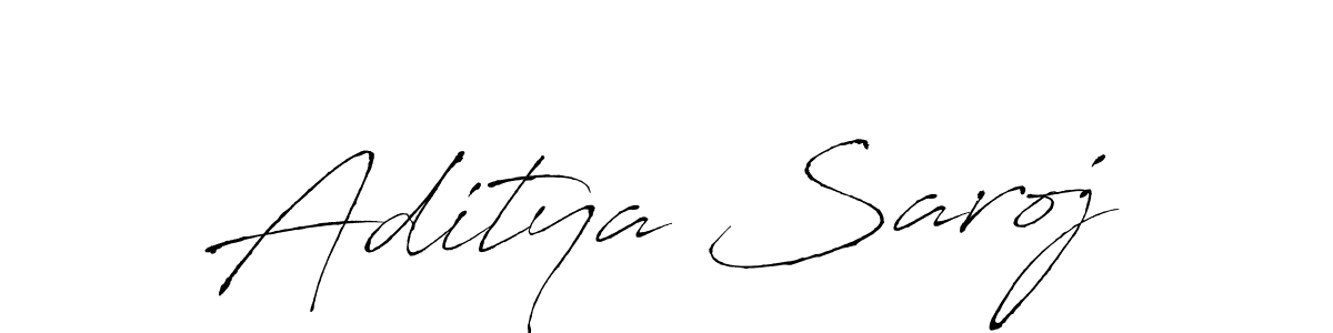 The best way (Antro_Vectra) to make a short signature is to pick only two or three words in your name. The name Aditya Saroj include a total of six letters. For converting this name. Aditya Saroj signature style 6 images and pictures png