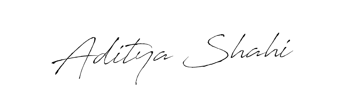 How to make Aditya Shahi signature? Antro_Vectra is a professional autograph style. Create handwritten signature for Aditya Shahi name. Aditya Shahi signature style 6 images and pictures png