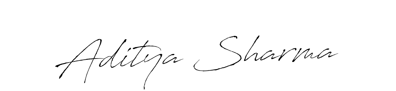 The best way (Antro_Vectra) to make a short signature is to pick only two or three words in your name. The name Aditya Sharma include a total of six letters. For converting this name. Aditya Sharma signature style 6 images and pictures png