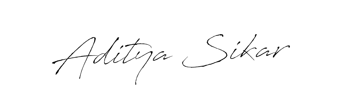 Antro_Vectra is a professional signature style that is perfect for those who want to add a touch of class to their signature. It is also a great choice for those who want to make their signature more unique. Get Aditya Sikar name to fancy signature for free. Aditya Sikar signature style 6 images and pictures png