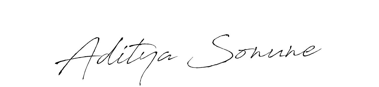 The best way (Antro_Vectra) to make a short signature is to pick only two or three words in your name. The name Aditya Sonune include a total of six letters. For converting this name. Aditya Sonune signature style 6 images and pictures png