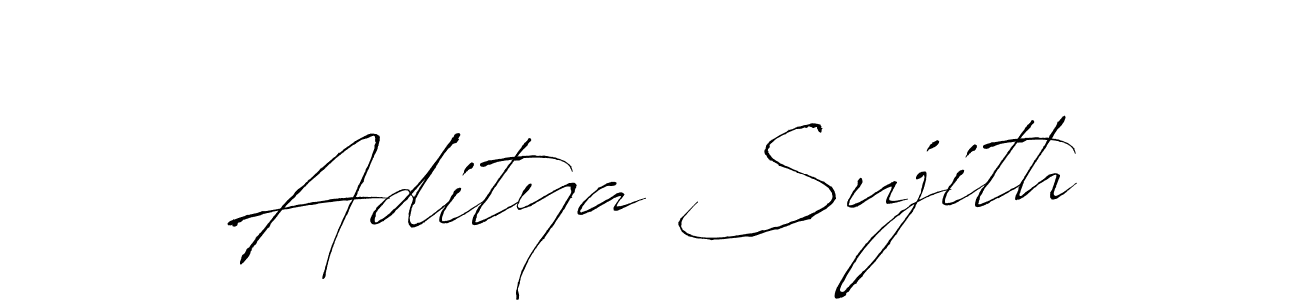 You can use this online signature creator to create a handwritten signature for the name Aditya Sujith. This is the best online autograph maker. Aditya Sujith signature style 6 images and pictures png