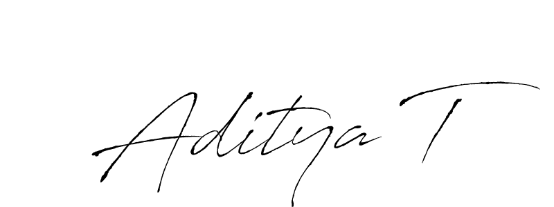 Also we have Aditya T name is the best signature style. Create professional handwritten signature collection using Antro_Vectra autograph style. Aditya T signature style 6 images and pictures png