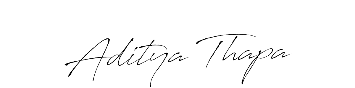 Use a signature maker to create a handwritten signature online. With this signature software, you can design (Antro_Vectra) your own signature for name Aditya Thapa. Aditya Thapa signature style 6 images and pictures png