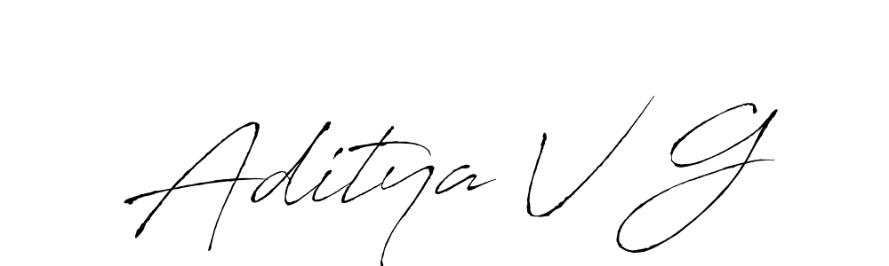The best way (Antro_Vectra) to make a short signature is to pick only two or three words in your name. The name Aditya V G include a total of six letters. For converting this name. Aditya V G signature style 6 images and pictures png
