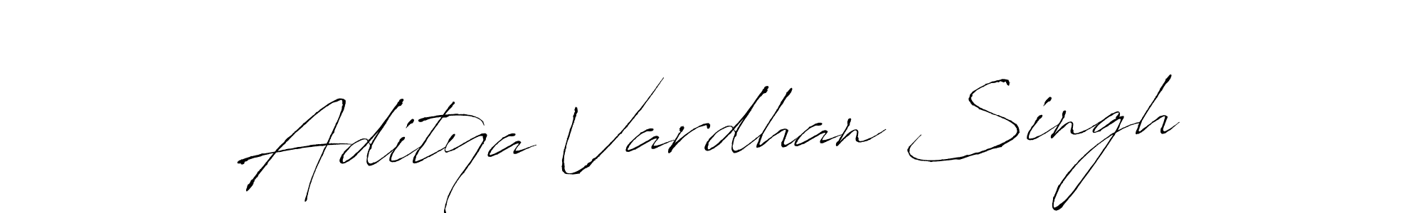 How to make Aditya Vardhan Singh name signature. Use Antro_Vectra style for creating short signs online. This is the latest handwritten sign. Aditya Vardhan Singh signature style 6 images and pictures png