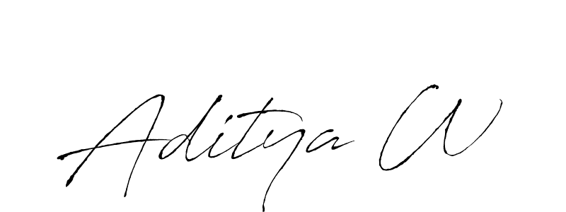 if you are searching for the best signature style for your name Aditya W. so please give up your signature search. here we have designed multiple signature styles  using Antro_Vectra. Aditya W signature style 6 images and pictures png