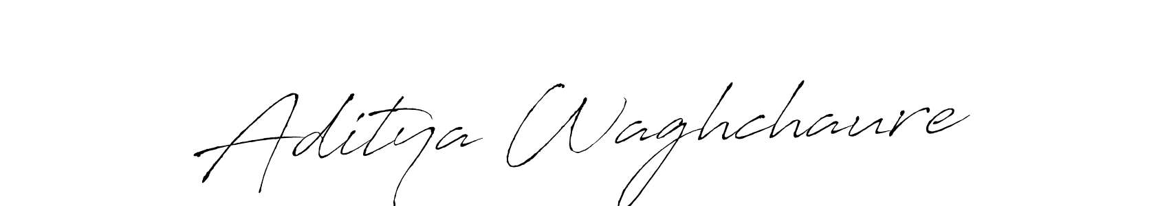 Aditya Waghchaure stylish signature style. Best Handwritten Sign (Antro_Vectra) for my name. Handwritten Signature Collection Ideas for my name Aditya Waghchaure. Aditya Waghchaure signature style 6 images and pictures png