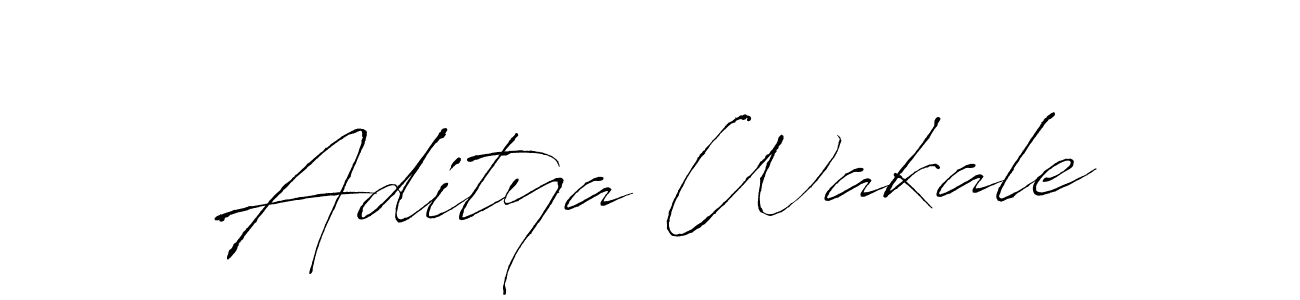 Antro_Vectra is a professional signature style that is perfect for those who want to add a touch of class to their signature. It is also a great choice for those who want to make their signature more unique. Get Aditya Wakale name to fancy signature for free. Aditya Wakale signature style 6 images and pictures png