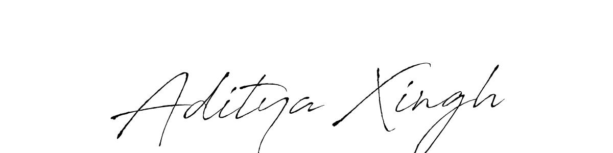 Design your own signature with our free online signature maker. With this signature software, you can create a handwritten (Antro_Vectra) signature for name Aditya Xingh. Aditya Xingh signature style 6 images and pictures png