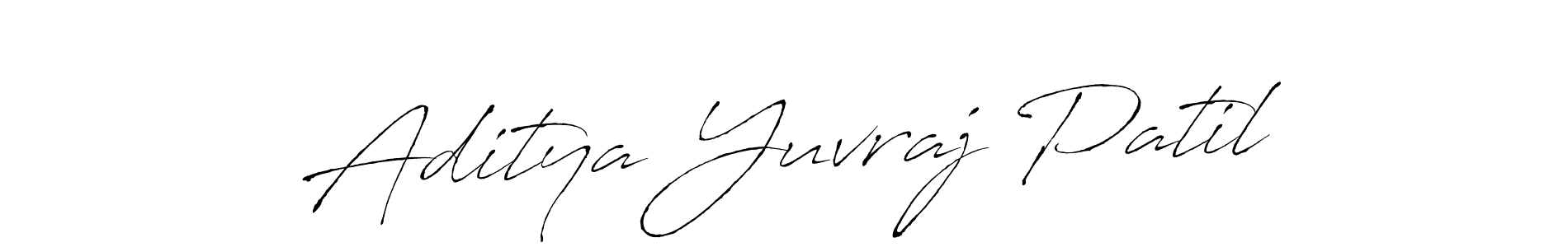 Antro_Vectra is a professional signature style that is perfect for those who want to add a touch of class to their signature. It is also a great choice for those who want to make their signature more unique. Get Aditya Yuvraj Patil name to fancy signature for free. Aditya Yuvraj Patil signature style 6 images and pictures png