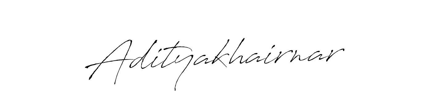 Also we have Adityakhairnar name is the best signature style. Create professional handwritten signature collection using Antro_Vectra autograph style. Adityakhairnar signature style 6 images and pictures png