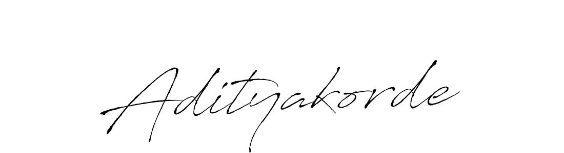 How to make Adityakorde name signature. Use Antro_Vectra style for creating short signs online. This is the latest handwritten sign. Adityakorde signature style 6 images and pictures png