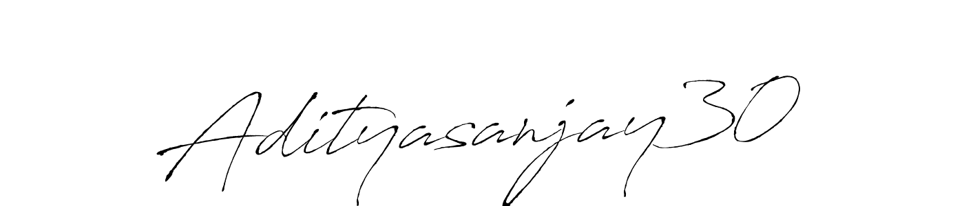 Use a signature maker to create a handwritten signature online. With this signature software, you can design (Antro_Vectra) your own signature for name Adityasanjay30. Adityasanjay30 signature style 6 images and pictures png