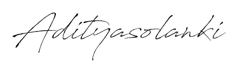 Explore multiple handwriting variations for Adityasolanki including this stunning Antro_Vectra design. Free to use across all platforms. Adityasolanki signature style 6 images and pictures png