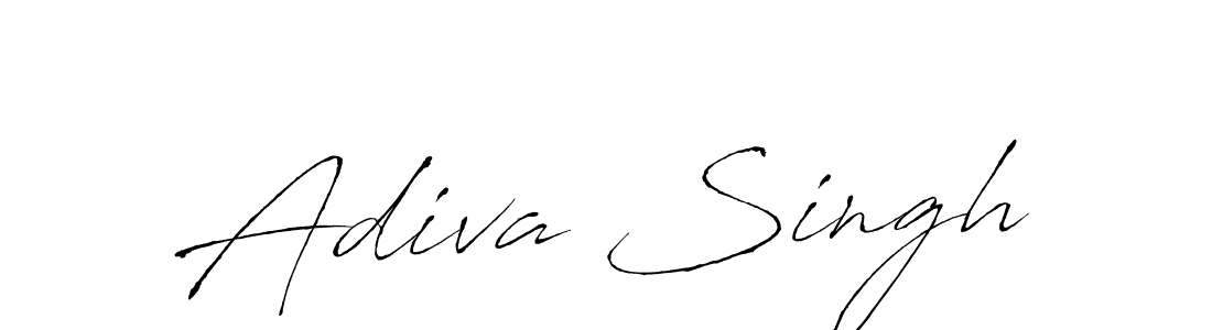 This is the best signature style for the Adiva Singh name. Also you like these signature font (Antro_Vectra). Mix name signature. Adiva Singh signature style 6 images and pictures png