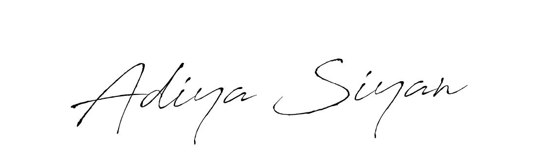 Make a beautiful signature design for name Adiya Siyan. Use this online signature maker to create a handwritten signature for free. Adiya Siyan signature style 6 images and pictures png