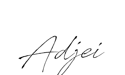 Make a beautiful signature design for name Adjei. With this signature (Antro_Vectra) style, you can create a handwritten signature for free. Adjei signature style 6 images and pictures png