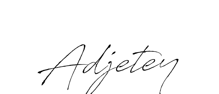 Antro_Vectra is a professional signature style that is perfect for those who want to add a touch of class to their signature. It is also a great choice for those who want to make their signature more unique. Get Adjetey name to fancy signature for free. Adjetey signature style 6 images and pictures png