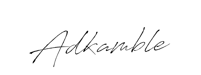 Here are the top 10 professional signature styles for the name Adkamble. These are the best autograph styles you can use for your name. Adkamble signature style 6 images and pictures png