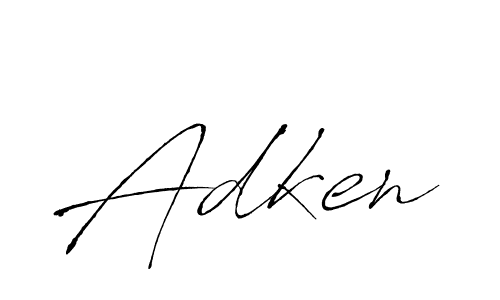 The best way (Antro_Vectra) to make a short signature is to pick only two or three words in your name. The name Adken include a total of six letters. For converting this name. Adken signature style 6 images and pictures png