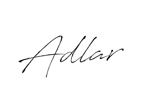 Use a signature maker to create a handwritten signature online. With this signature software, you can design (Antro_Vectra) your own signature for name Adlar. Adlar signature style 6 images and pictures png