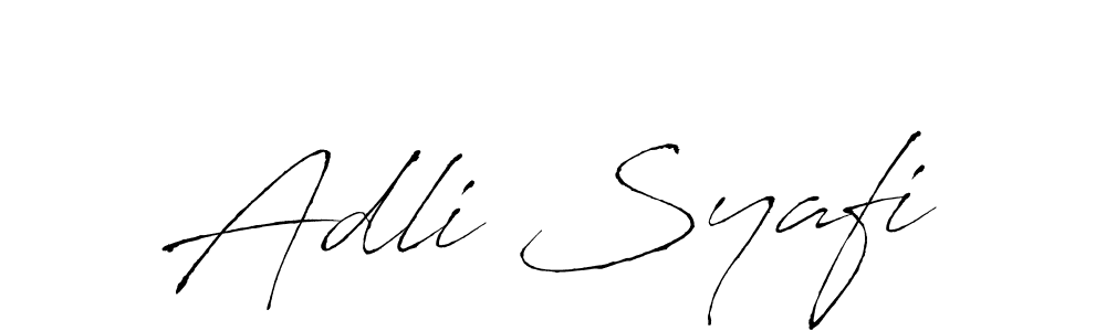 Design your own signature with our free online signature maker. With this signature software, you can create a handwritten (Antro_Vectra) signature for name Adli Syafi. Adli Syafi signature style 6 images and pictures png