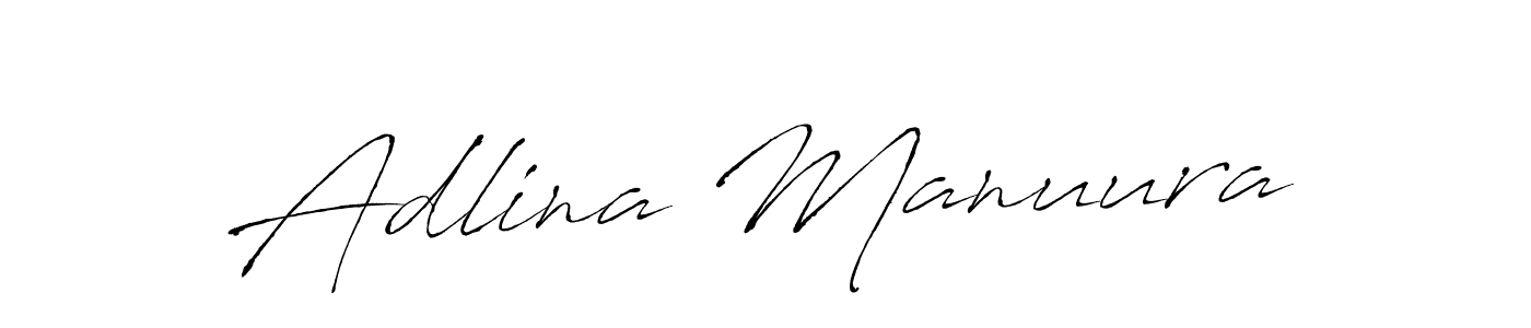 You should practise on your own different ways (Antro_Vectra) to write your name (Adlina Manuura) in signature. don't let someone else do it for you. Adlina Manuura signature style 6 images and pictures png