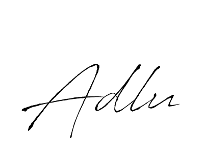 Here are the top 10 professional signature styles for the name Adlu. These are the best autograph styles you can use for your name. Adlu signature style 6 images and pictures png