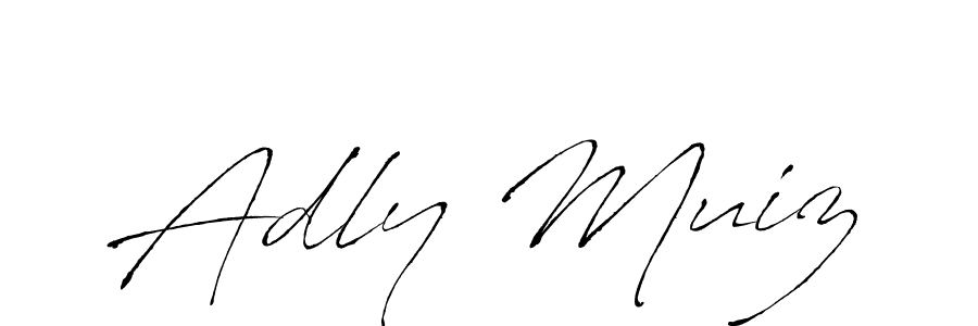 Design your own signature with our free online signature maker. With this signature software, you can create a handwritten (Antro_Vectra) signature for name Adly Muiz. Adly Muiz signature style 6 images and pictures png